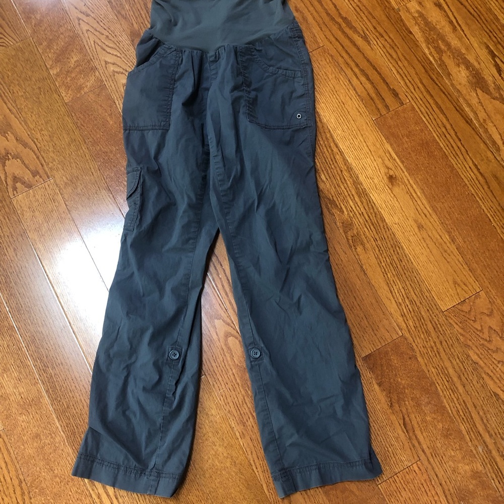 Motherhood Charcoal Cargo Pants